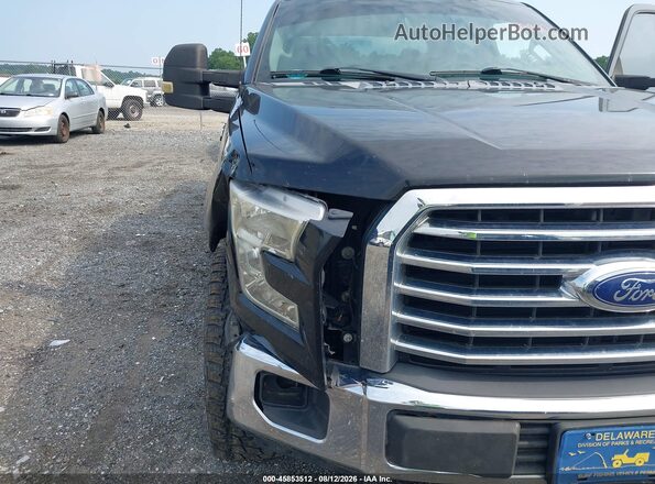 1FTFW1EF3GFB85759 2016 FORD F150 Black Front view