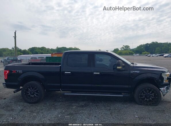 1FTFW1EF3GFB85759 2016 FORD F150 Black Rear interior view