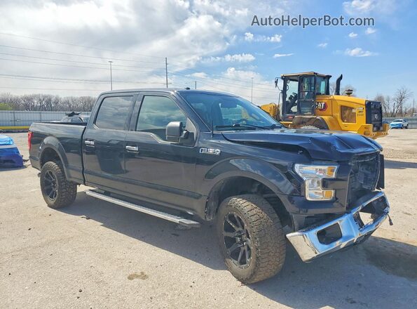 1FTFW1EF4GFD24023 2016 FORD F150 Black Передня права чверть