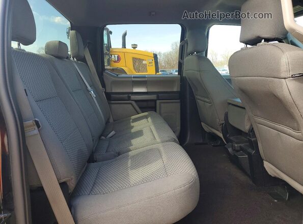 1FTFW1EF4GFD24023 2016 FORD F150 Black Вид задніх сидінь