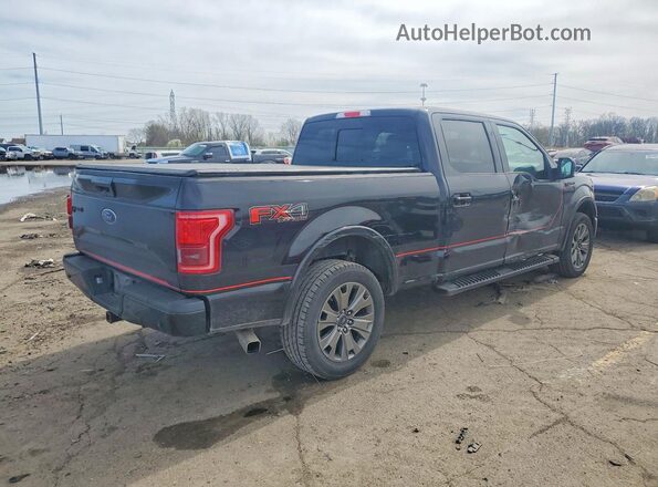 1FTFW1EF4HFC91994 2017 FORD F150 Black Rear right