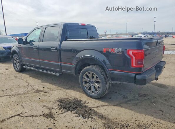 1FTFW1EF4HFC91994 2017 FORD F150 Black Rear left