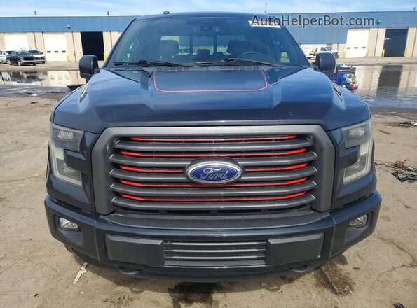 1FTFW1EF4HFC91994 2017 FORD F150 Black Front view