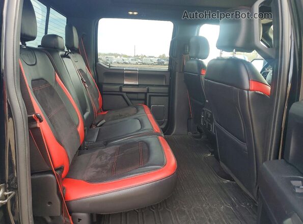 1FTFW1EF4HFC91994 2017 FORD F150 Black Rear seats view