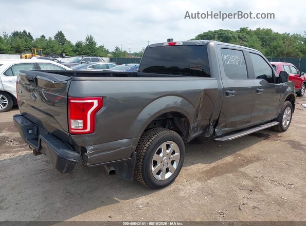 1FTFW1EF4HKD48072 2017 FORD F150 Gray Front view