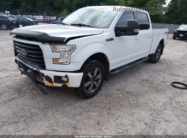 1FTFW1EF5GFB32125 2016 FORD F150 White Przód lewy