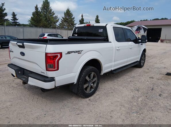 1FTFW1EF5GFB32125 2016 FORD F150 White Tył prawy