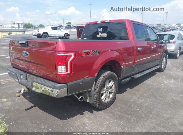 1FTFW1EF8HKE08841 2017 FORD F150 Красный Задняя правая четверть