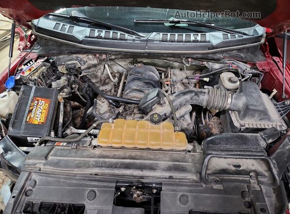 1FTFW1EF9GFA48292 2016 FORD F150 Burgundy უკანა სალონის ხედი
