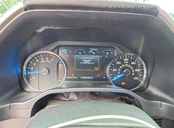 1FTFW1EF9GFC24838 2016 FORD F150 Black Vista del cuadro de instrumentos