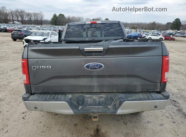 1FTFW1EG0HFC67541 2017 FORD F150 Gray Widok z tyłu
