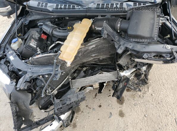 1FTFW1EG0HFC67541 2017 FORD F150 Gray Widok wnętrza z tyłu