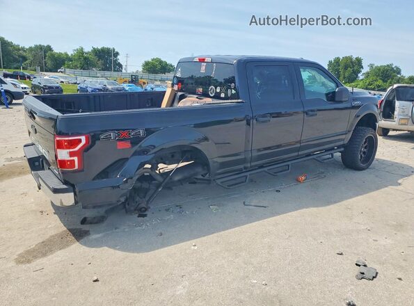 1FTFW1EG0JFC57307 2018 FORD F150 Black Задня права чверть