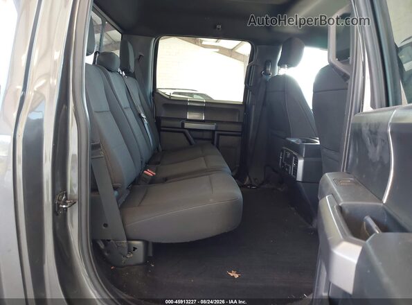 1FTFW1EG0JKC03397 2018 FORD F150 Gray VIN կոդի պիտակի տեսք