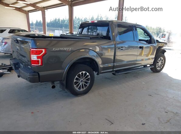 1FTFW1EG0JKC03397 2018 FORD F150 Gray Հետևի աջ