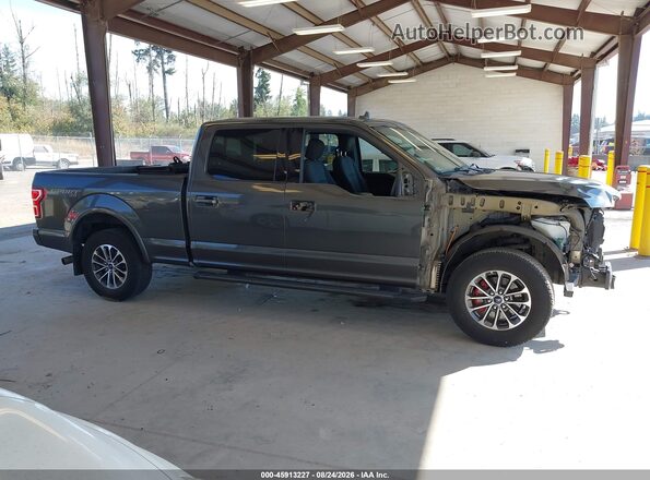 1FTFW1EG0JKC03397 2018 FORD F150 Gray Սալոնի 360 աստիճան տեսք