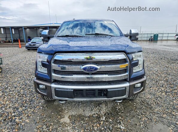 1FTFW1EG1GFB11295 2016 FORD F150 Синий Вид спереди