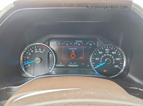 1FTFW1EG1GFB11295 2016 FORD F150 Синий Вид щитка приборов