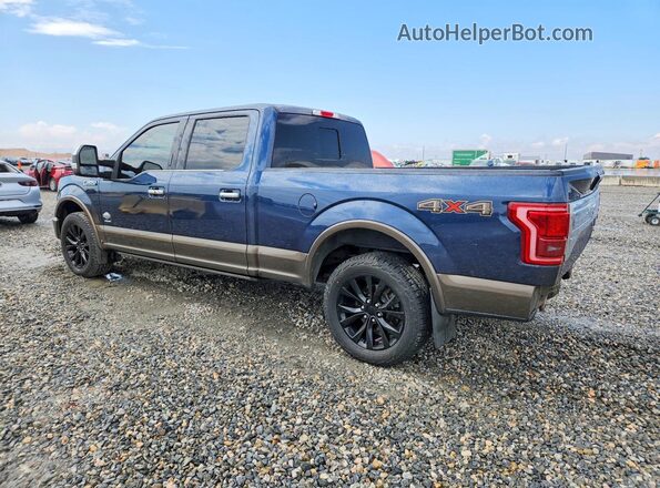 1FTFW1EG1GFB11295 2016 FORD F150 Синий Задняя левая четверть