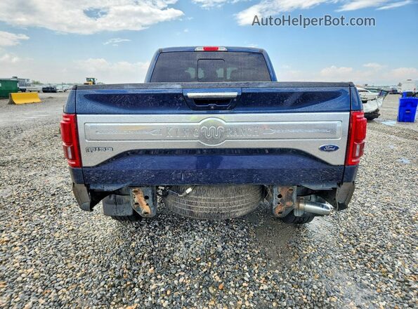 1FTFW1EG1GFB11295 2016 FORD F150 Синий Вид сзади
