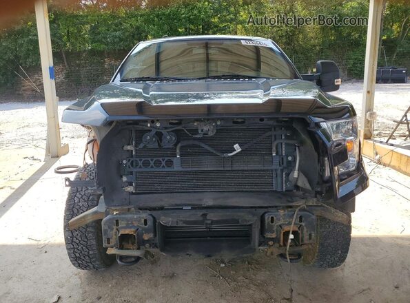 1FTFW1EG2GFA01856 2016 FORD F150 Black Front view