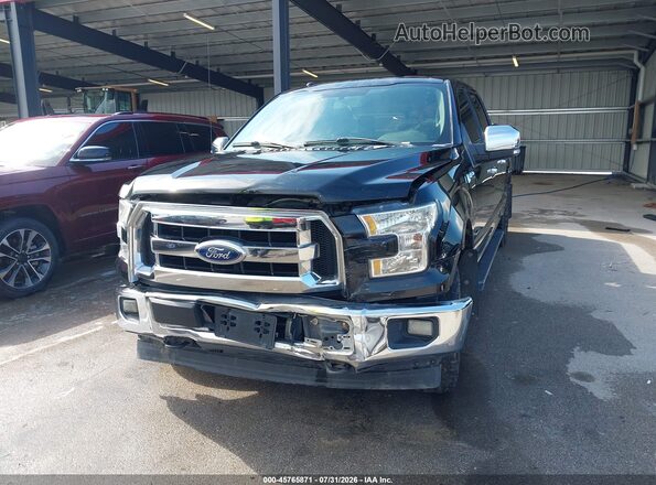 1FTFW1EG2HKD32039 2017 FORD F150 Black Widok z przodu