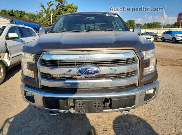 1FTFW1EG2HKD32638 2017 FORD F150 Brown Вид спереду