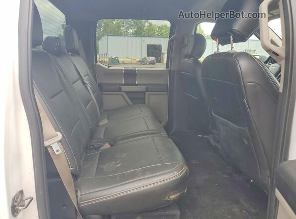 1FTFW1EG3JFC03080 2018 FORD F150 Белый Вид задних сидений