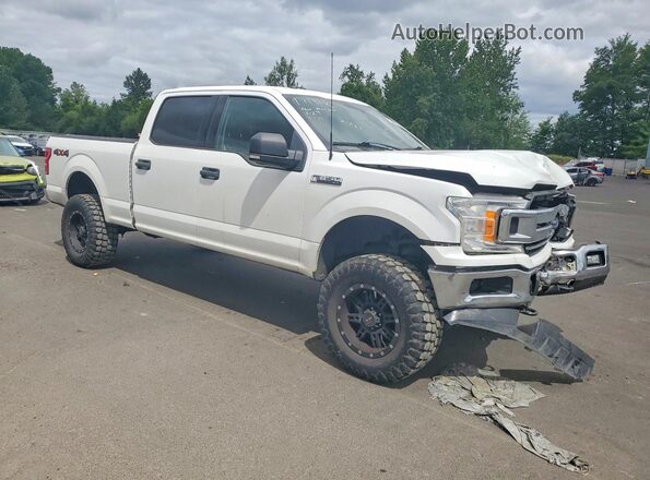 1FTFW1EG3JFC03080 2018 FORD F150 Белый Передняя правая четверть