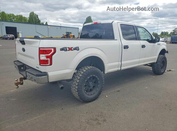 1FTFW1EG3JFC03080 2018 FORD F150 Белый Задняя правая четверть