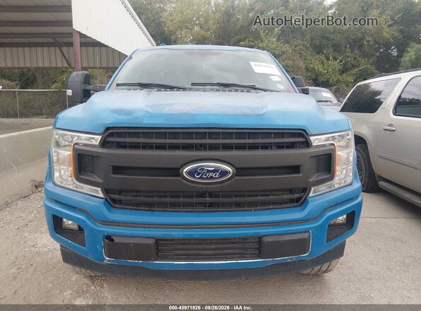 1FTFW1EG3JFD43338 2018 FORD F150 Blue Vista frontal