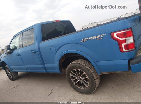 1FTFW1EG3JFD43338 2018 FORD F150 Blue Vista interior de 360 grados