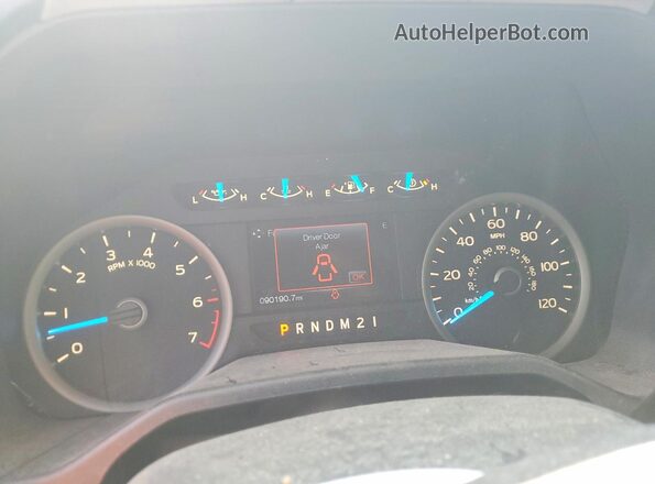 1FTFW1EG5GFC84608 2016 FORD F150 Silver Սարքավորումների վահանակի տեսք