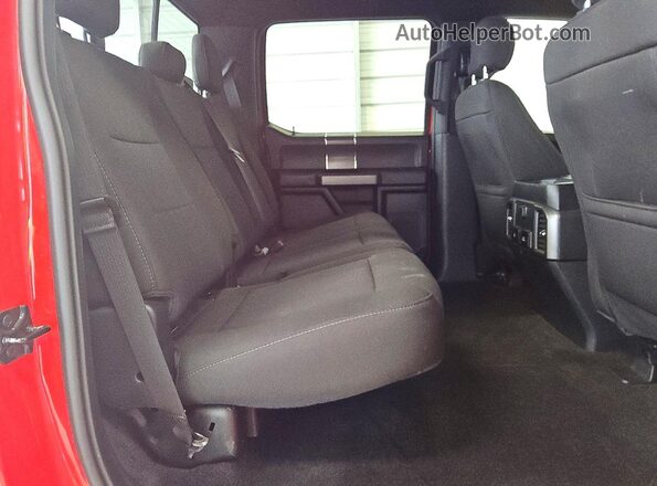 1FTFW1EG6JFE20381 2018 FORD F150 Red Հետևի նստատեղերի տեսք