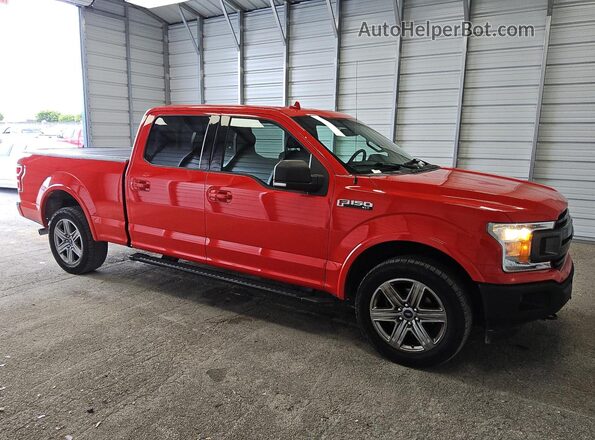 1FTFW1EG6JFE20381 2018 FORD F150 Red 
