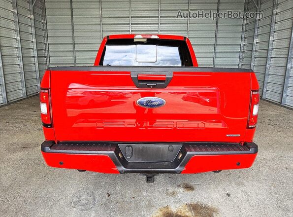 1FTFW1EG6JFE20381 2018 FORD F150 Red Հետևի տեսք