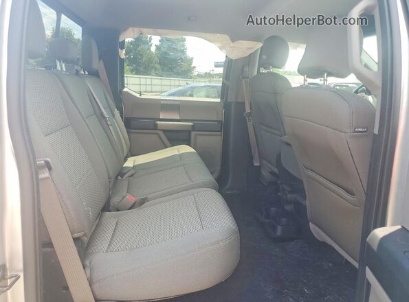 1FTFW1EG7GFA99654 2016 FORD F150 Серебряный Вид задних сидений