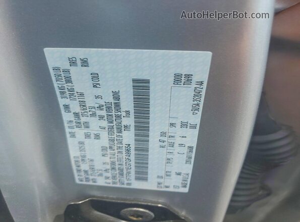 1FTFW1EG7GFA99654 2016 FORD F150 Серебряный Вид подкапотного пространства