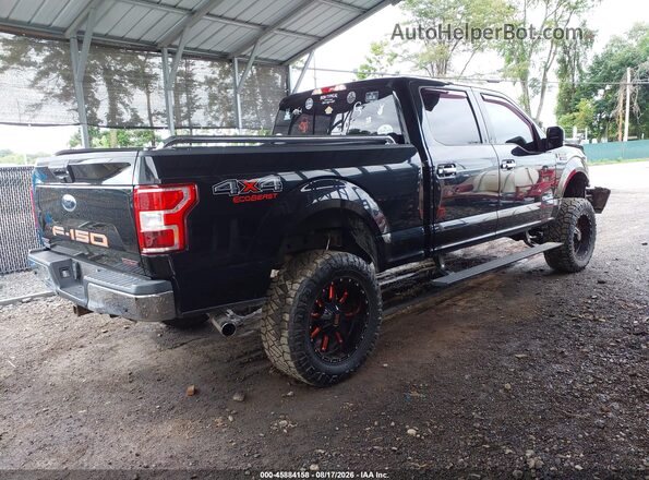 1FTFW1EG7JFB97073 2018 FORD F150 Black Tył prawy