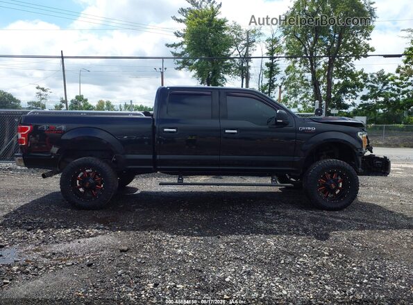1FTFW1EG7JFB97073 2018 FORD F150 Black Widok wnętrza 360 stopni