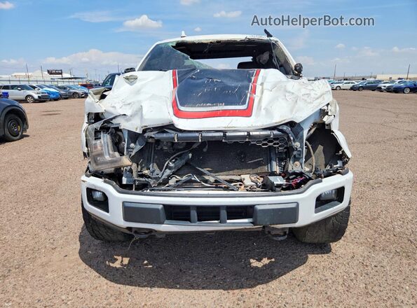 1FTFW1EG8JFC03060 2018 FORD F150 White Դիմացի տեսք