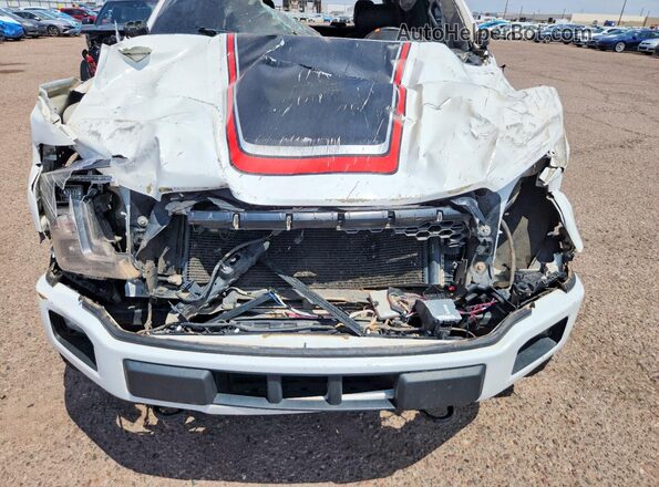 1FTFW1EG8JFC03060 2018 FORD F150 White Սալոնի հետևի տեսք
