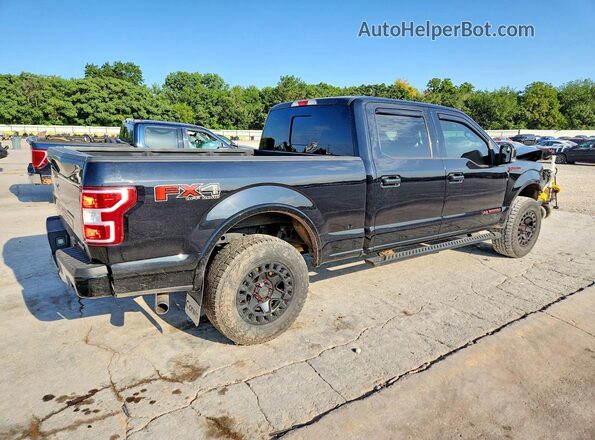 1FTFW1EG8JKG07287 2018 FORD F150 Black Trasero derecho