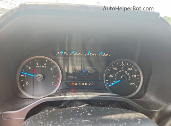 1FTFW1EG9GFB45579 2016 FORD F150 White Вид щитка приладів