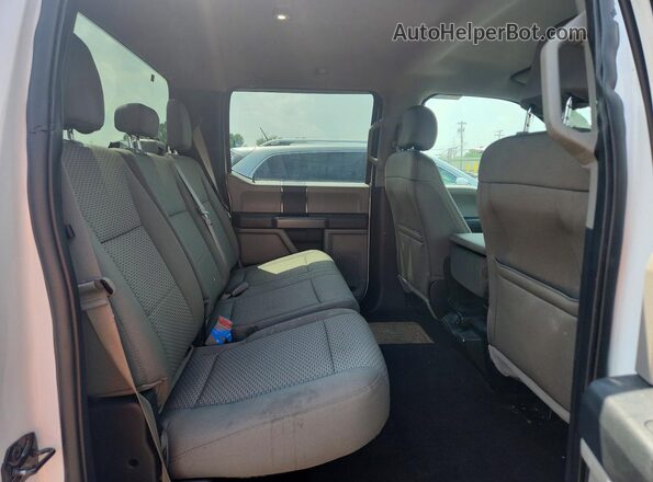 1FTFW1EG9GFB45579 2016 FORD F150 White Вид задніх сидінь