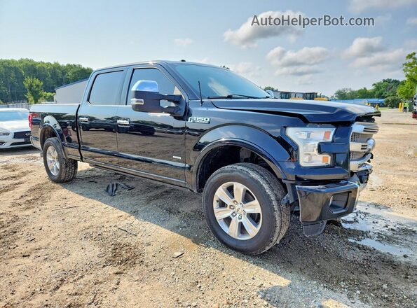 1FTFW1EGXGFA54028 2016 FORD F150 Черный Передняя правая четверть