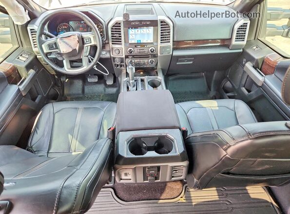 1FTFW1EGXGFA54028 2016 FORD F150 Черный Вид панели приборов