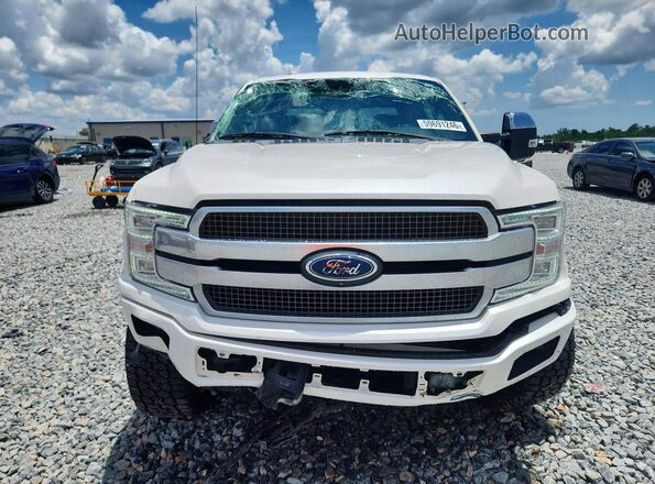 1FTFW1EGXJFE49267 2018 FORD F150 White Вид спереду