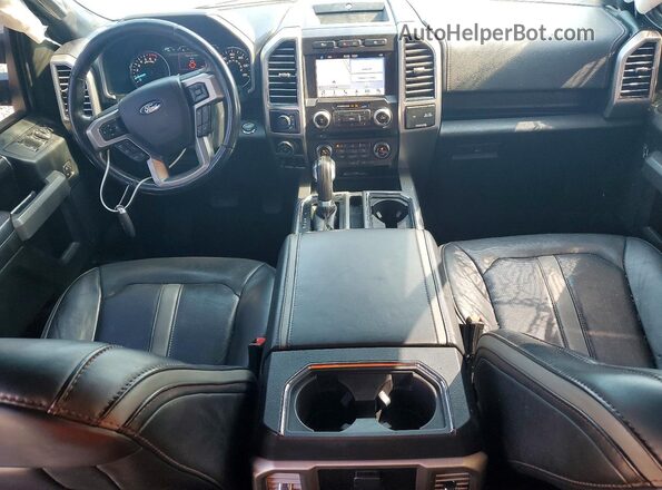 1FTFW1EGXJFE49267 2018 FORD F150 White Вид панелі приладів