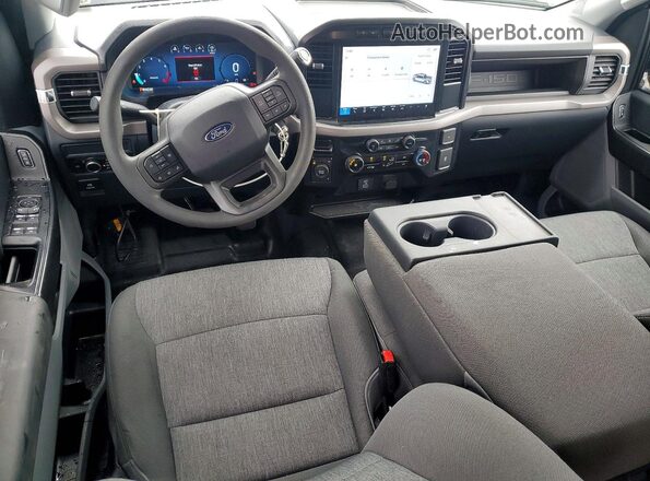 1FTFW1L50RKD80271 2024 FORD F150 White Widok deski rozdzielczej